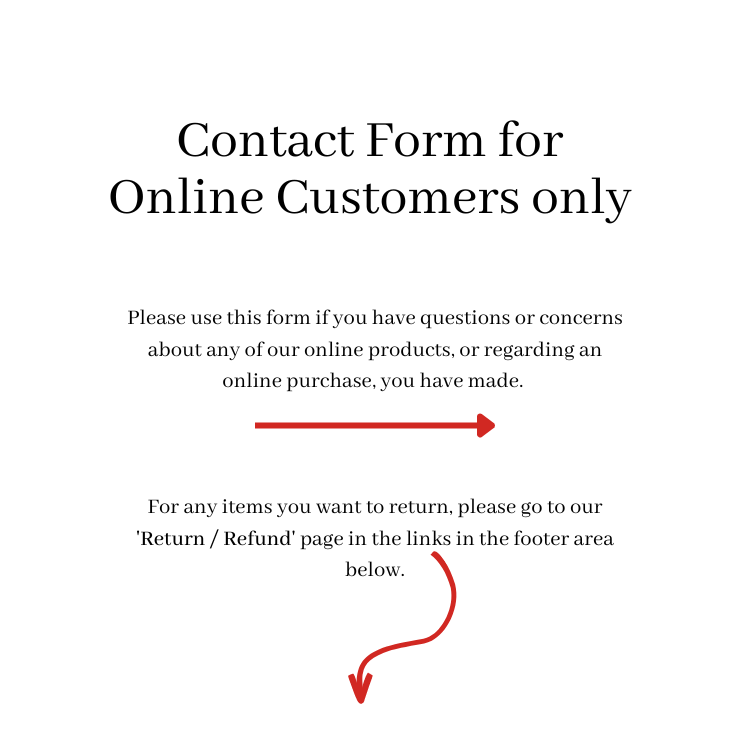 Online Customers Contact Form